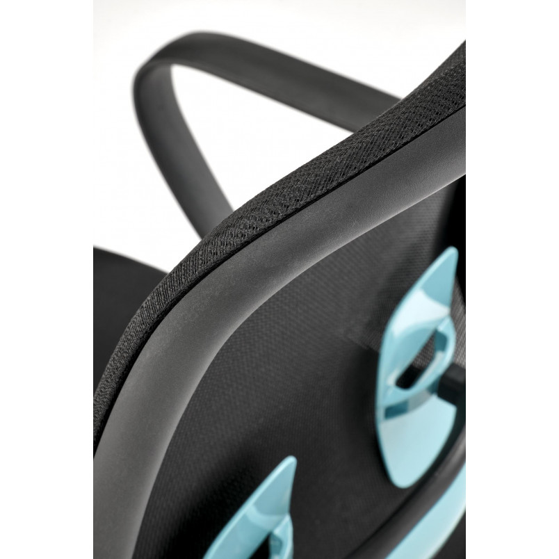 Fotel biurowy Orcano Halmar - czarny, siatka | Ergonomia i styl