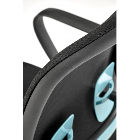 Fotel biurowy Orcano Halmar - czarny, siatka | Ergonomia i styl