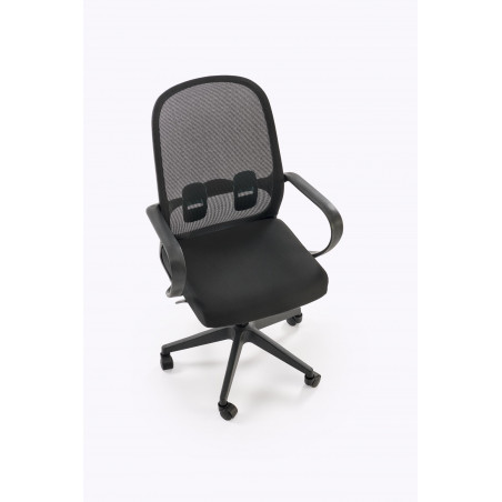 Fotel biurowy Orcano Halmar - czarny, siatka | Ergonomia i styl