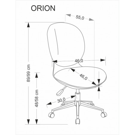 Fotel biurowy Orion Halmar - Komfort i styl dla Twojego dziecka