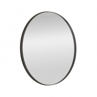 Lustro Okrągłe Patina 70cm Czarna Rama Halmar - Stylowy Akcent