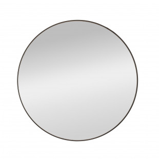 Lustro Okrągłe Patina 70cm Czarna Rama Halmar - Stylowy Akcent