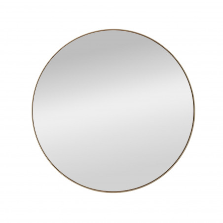 Lustro Okrągłe Złote Halmar | 70cm | Patina Szampańska
