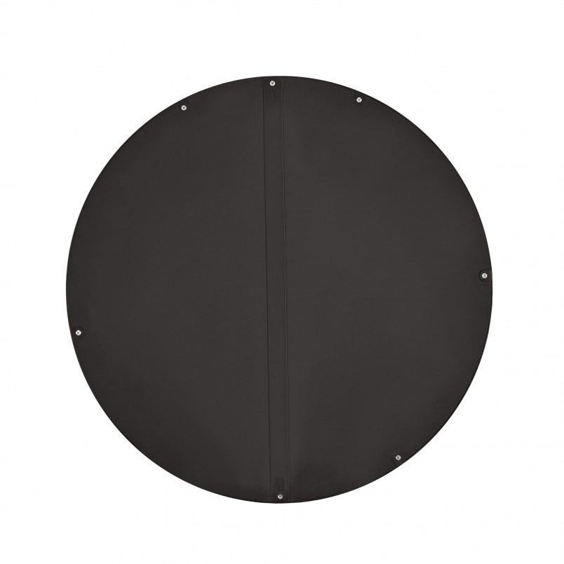 Lustro Okrągłe Patina 70cm Czarna Rama Halmar - Stylowy Akcent