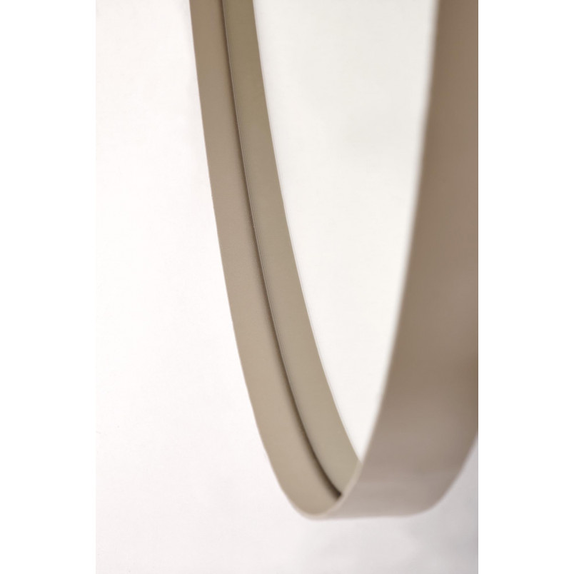 Lustro Okrągłe Złote Halmar | 70cm | Patina Szampańska
