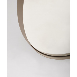 Lustro Okrągłe Złote Halmar | 70cm | Patina Szampańska
