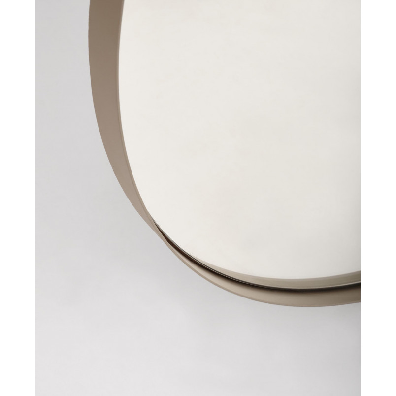 Lustro Okrągłe Złote Halmar | 70cm | Patina Szampańska