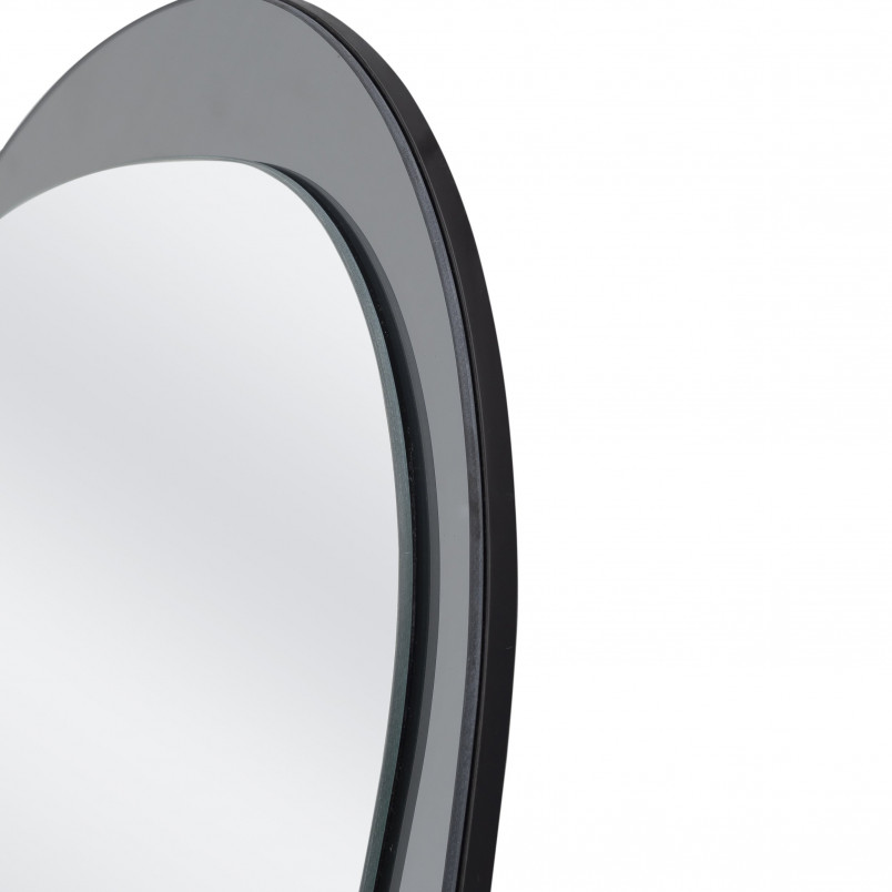 Lustro Plaza Halmar 80x60 - Niebieskie i Srebrne | Elegancki Design