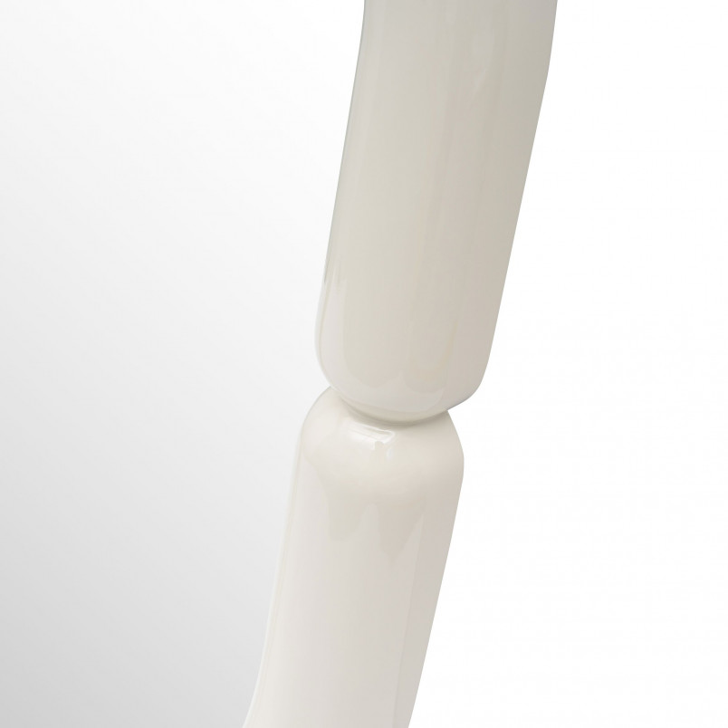 Lustro owalne Poster 80x50cm białe Halmar - Elegancki dodatek