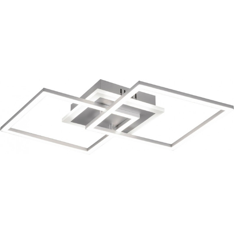 Plafon LED Venida Trio - Nowoczesny, Kwadratowy, Srebrny