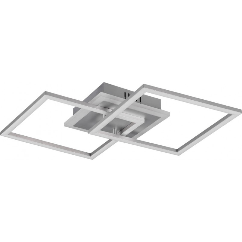 Plafon LED Venida Trio - Nowoczesny, Kwadratowy, Srebrny