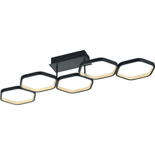 Lampa sufitowa podłużna nowoczesna Vigo 90 Led Antracyt marki Trio