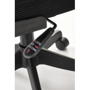 Fotel biurowy z siatki Soren czarny Halmar | Komfort i ergonomia