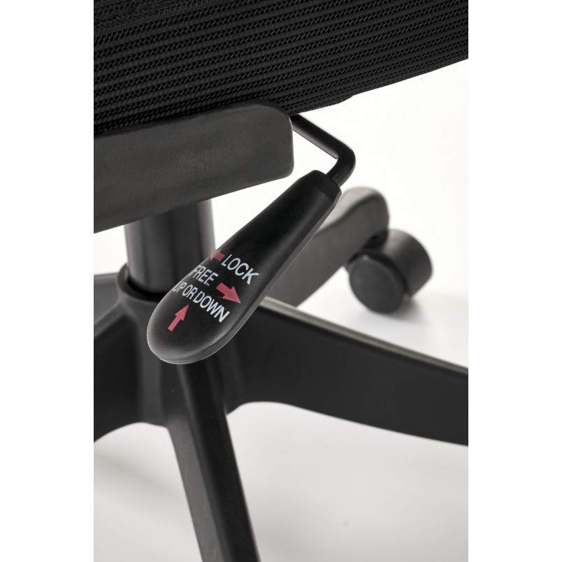 Fotel biurowy z siatki Soren czarny Halmar | Komfort i ergonomia