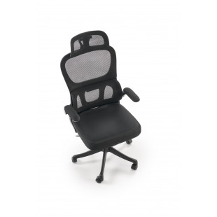 Fotel biurowy z siatki Soren czarny Halmar | Komfort i ergonomia