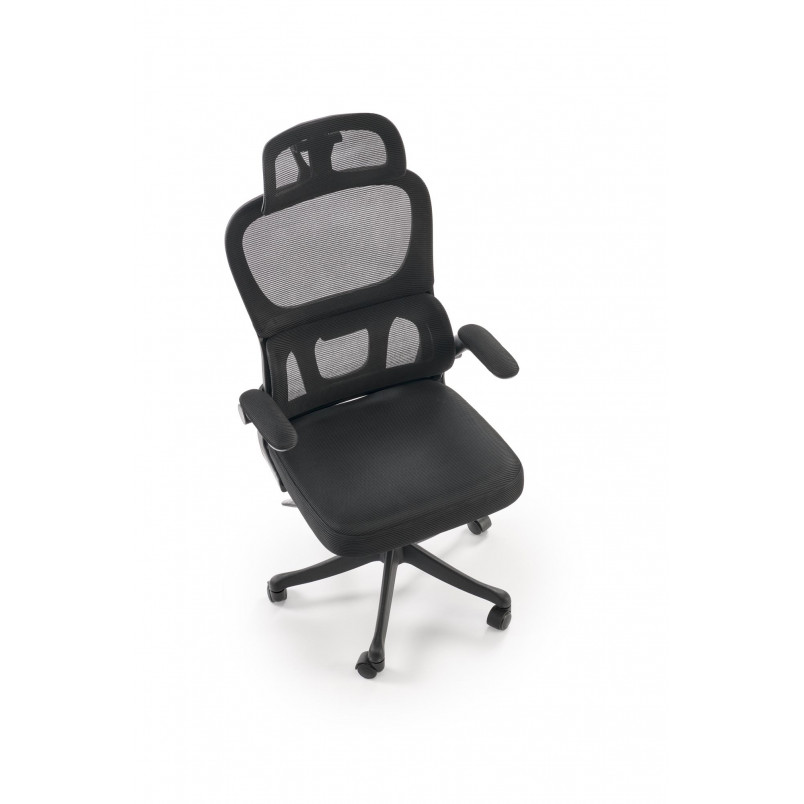 Fotel biurowy z siatki Soren czarny Halmar | Komfort i ergonomia