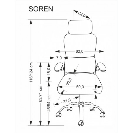 Fotel biurowy z siatki Soren czarny Halmar | Komfort i ergonomia