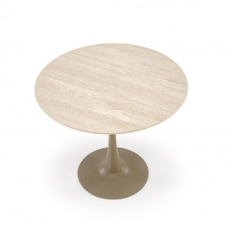 Stół Tolio 90cm Halmar | Trawertyn, Kaszmir | Kup Online