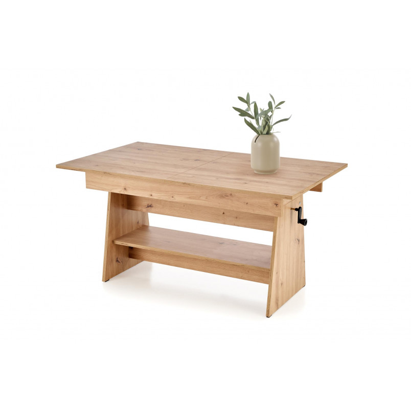 Ława rozkładana Erika 120-160cm dąb artisan | Halmar