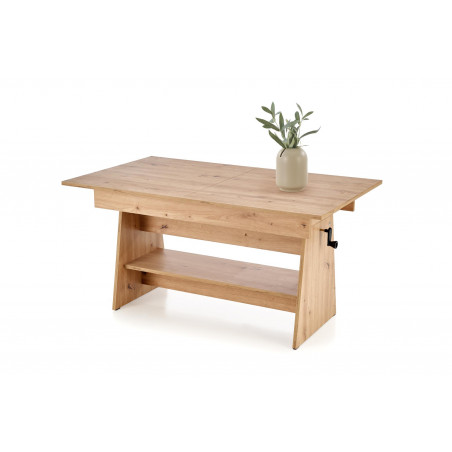 Ława rozkładana Erika 120-160cm dąb artisan | Halmar