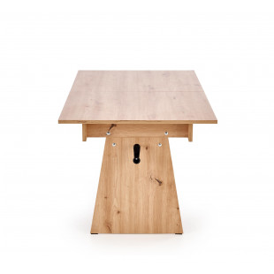 Ława rozkładana Erika 120-160cm dąb artisan | Halmar