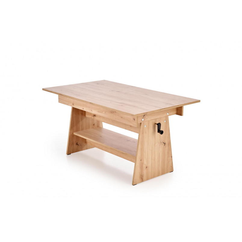 Ława rozkładana Erika 120-160cm dąb artisan | Halmar