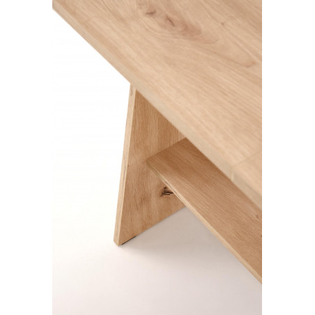 Ława rozkładana Erika 120-160cm dąb artisan | Halmar