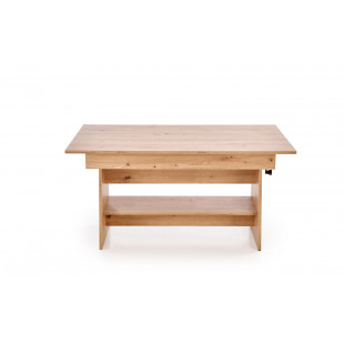 Ława rozkładana Erika 120-160cm dąb artisan | Halmar