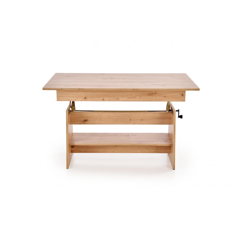 Ława rozkładana Erika 120-160cm dąb artisan | Halmar