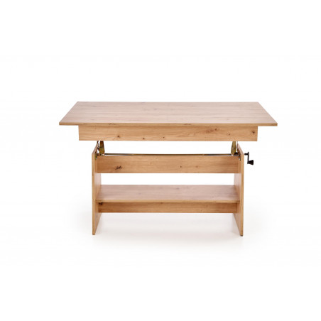 Ława rozkładana Erika 120-160cm dąb artisan | Halmar
