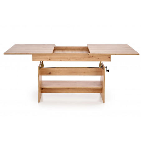 Ława rozkładana Erika 120-160cm dąb artisan | Halmar
