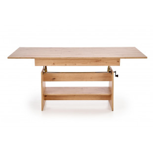 Ława rozkładana Erika 120-160cm dąb artisan | Halmar