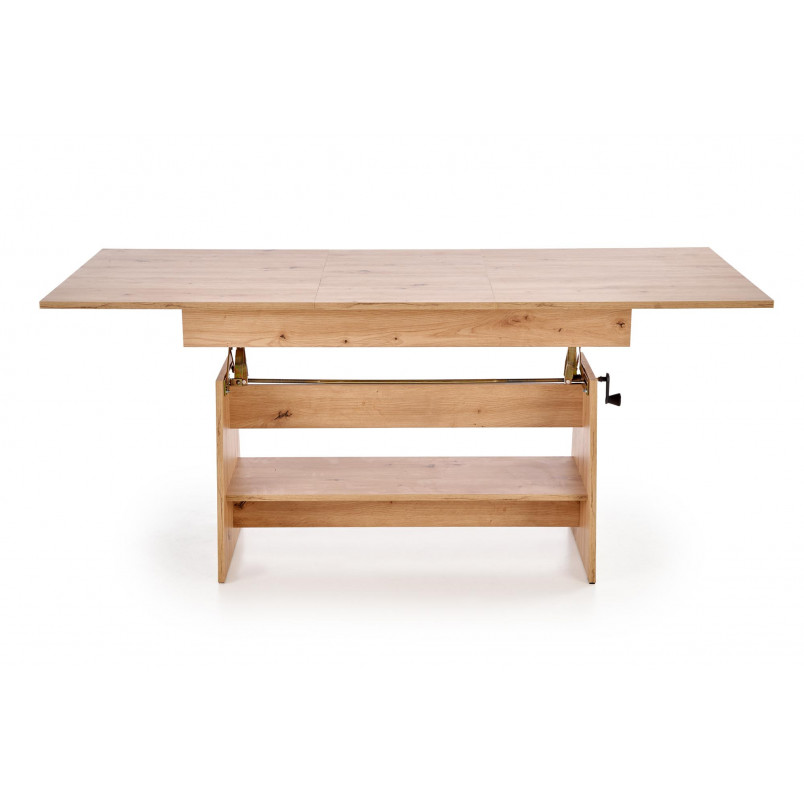 Ława rozkładana Erika 120-160cm dąb artisan | Halmar