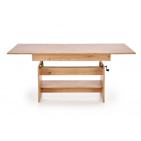 Ława rozkładana Erika 120-160cm dąb artisan | Halmar