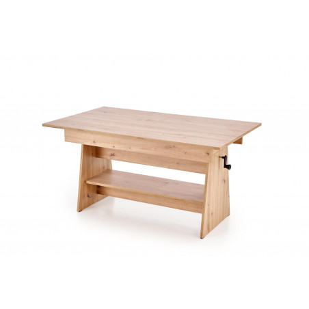 Ława rozkładana Erika 120-160cm dąb artisan | Halmar