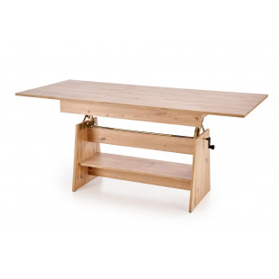Ława rozkładana Erika 120-160cm dąb artisan | Halmar