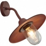 Kinkiet Ogrodowy Trio Brenta Miedziany | Lampa IP44