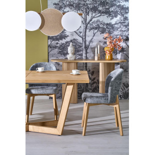 Stół rozkładany Massive III Halmar | Dąb naturalny 160-250x90