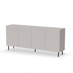 Komoda Paxos Halmar 180x40cm - Kaszmir/Czarny | Elegancki design
