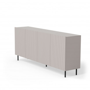 Komoda Paxos Halmar 180x40cm - Kaszmir/Czarny | Elegancki design