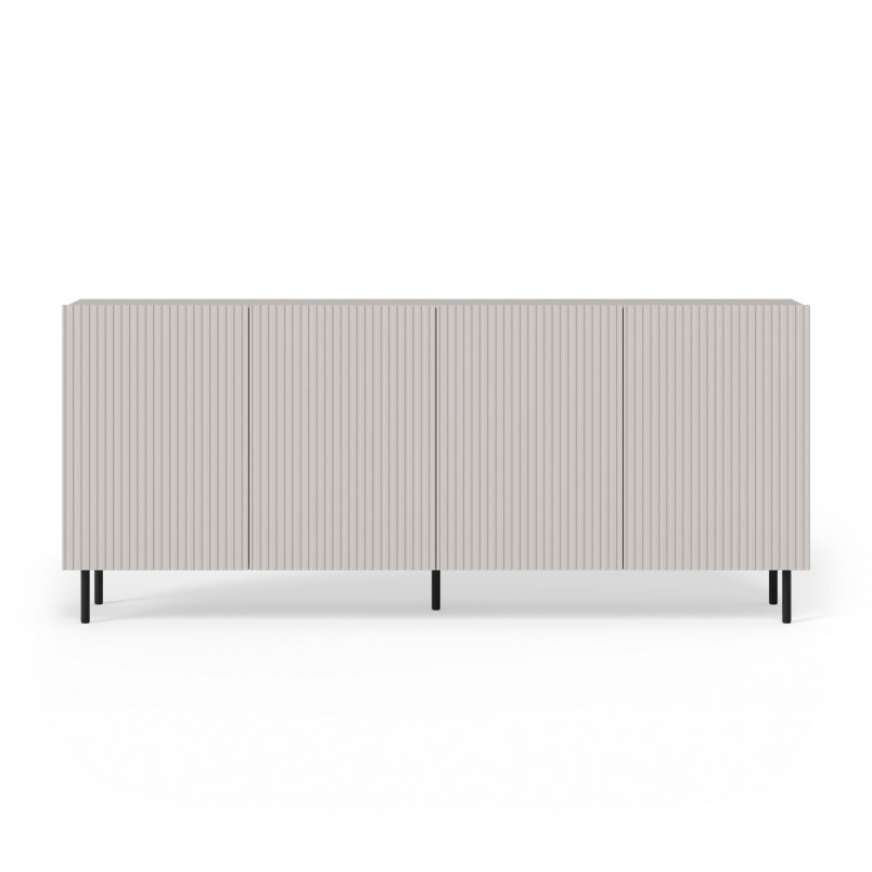 Komoda Paxos Halmar 180x40cm - Kaszmir/Czarny | Elegancki design