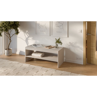 Stolik Paxos 120x50cm Halmar | Elegancki stolik z półką