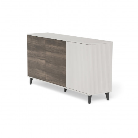 Komoda Random II Halmar 160x40 - Kaszmir/Orzech/Czarny | Meble Halmar
