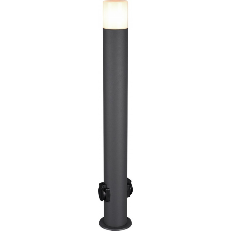 Słupek ogrodowy Hoosic Trio 80cm - Gniazdo, Antracyt