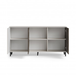 Komoda Random II Halmar 160x40 - Kaszmir/Orzech/Czarny | Meble Halmar