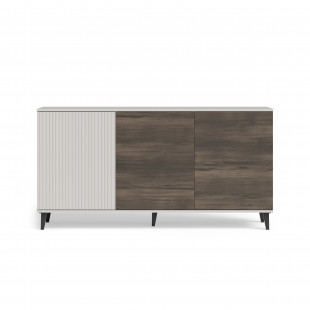 Komoda Random II Halmar 160x40 - Kaszmir/Orzech/Czarny | Meble Halmar