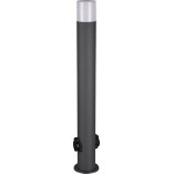 Słupek ogrodowy Hoosic Trio 80cm - Gniazdo, Antracyt