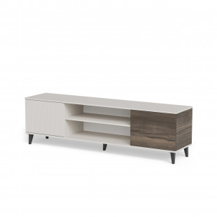 Szafka RTV Random II z kominkiem | Halmar 180x40cm