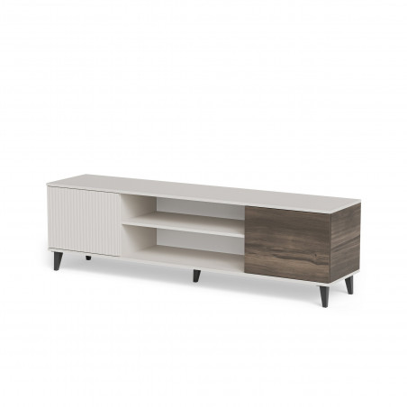Szafka RTV Random II z kominkiem | Halmar 180x40cm
