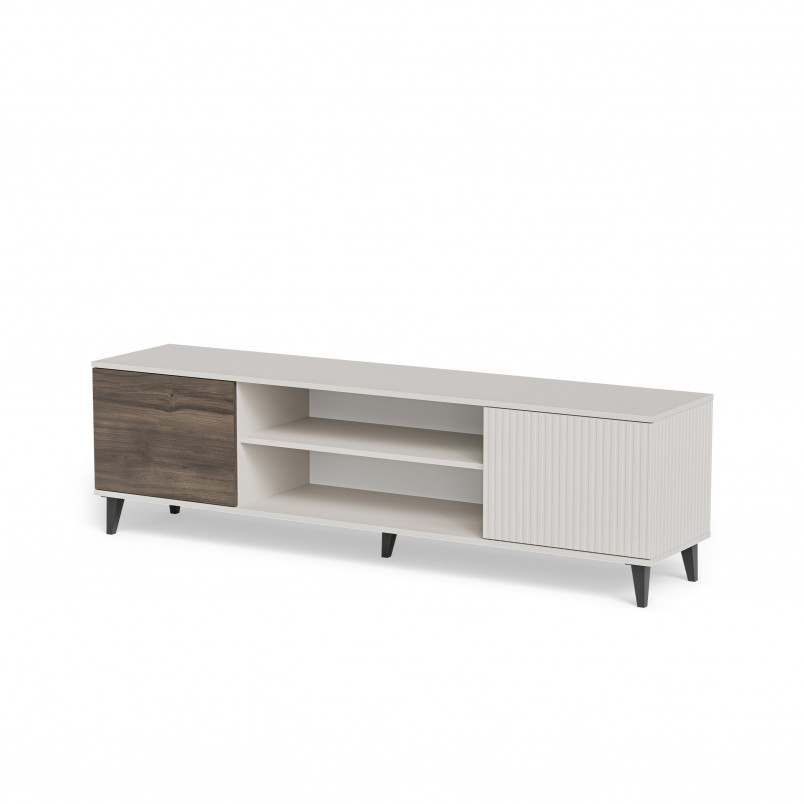 Szafka RTV Random II z kominkiem | Halmar 180x40cm